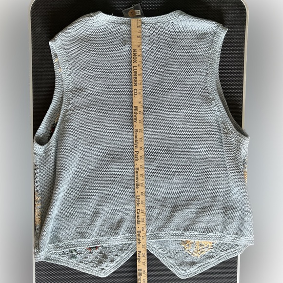 Vintage NWT Van Gogh Inspired JK Alpine Collection Sunflower Sweater Vest W22/24 - Picture 12 of 14